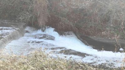 Gemlik Kent Konseyi Başkanı Sedat Akkuş, sanayi atıklarının Karsak Deresi