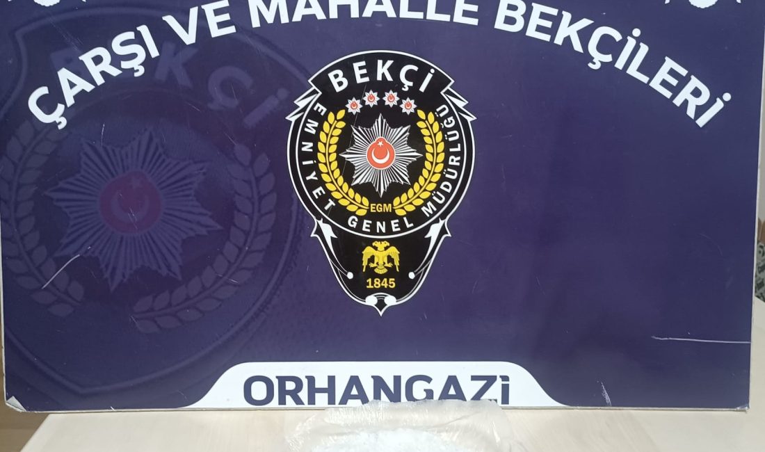 Bursa'nın Orhangazi ilçesinde, bekçi ekiplerince durumundan şüphe duyulan ve kaçmaya