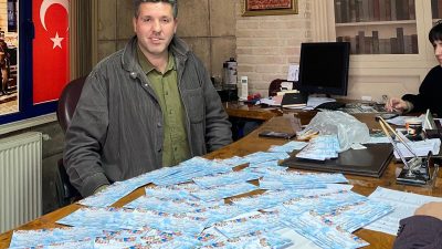 Bursa'nın Orhangazi ilçesinde Esnaf Odası tarafından her bayram öncesi ihtiyaç