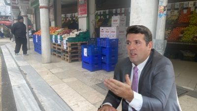 Bursa'nın Orhangazi ilçesinde Esnaf ve Sanatkarlar Odası başkanı Turgay Durmuş,