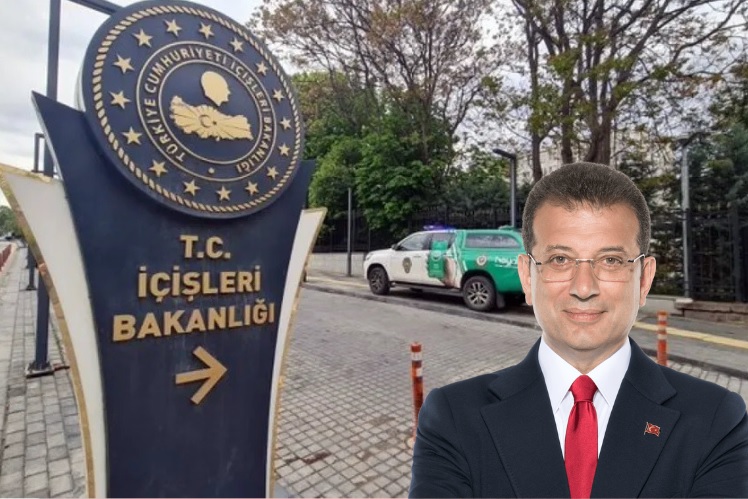 İçişleri Bakanlığı, İstanbul Büyükşehir Belediye Başkanı Ekrem İmamoğlu'nun, Anayasa'nın 127'nci