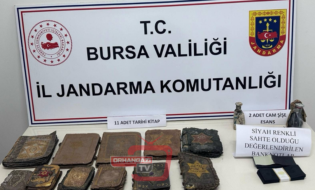 Bursa'nın İnegöl ilçesinde bir evde tarihi eser bulunduğu ihbarı ile