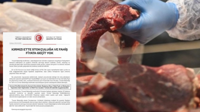 Ticaret Bakanlığı'ndan "Kırmızı ette illerimizde eş zamanlı denetimler başlamış olup,