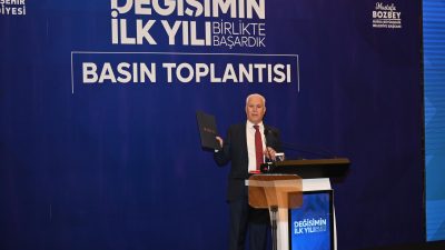Bursa Büyükşehir Belediye Başkanı Mustafa Bozbey, 1. Yıl Değerlendirme Toplantısı’nda