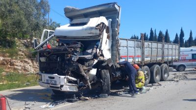 Bursa'da,  İznik - Orhangazi yolu üzerinde meydana gelen trafik kazasında