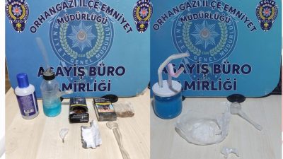 Bursa'nın Orhangazi ilçesinde uyuşturucu ile etkin bir mücadele yürüten ilçe