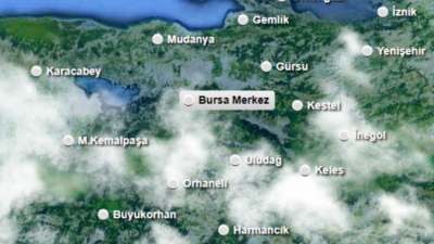 Meteoroloji Bursa dahil Marmara Bölgesi'nde yer alan illeri öğleden sonra