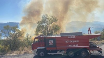 Bursa Büyükşehir Belediyesi itfaiye teşkilatı, Mart ve Nisan aylarında 1.485'i