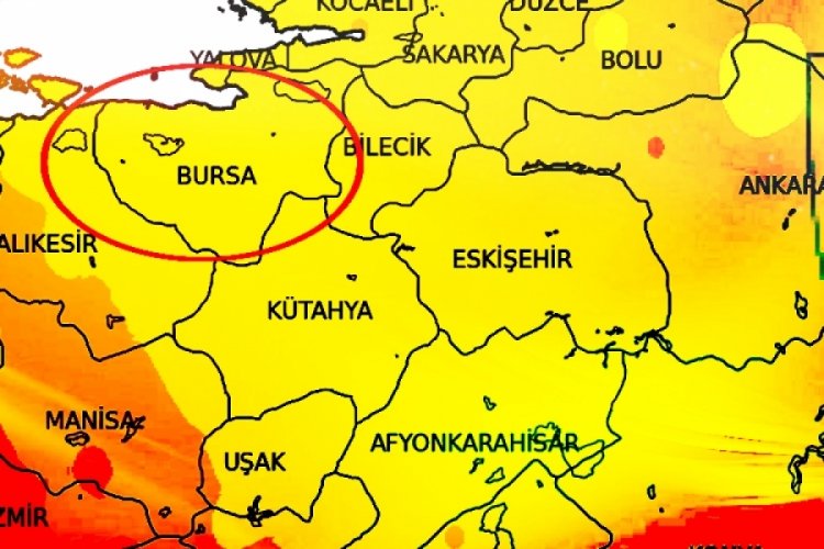 Bursa'da hafta sonu hava sıcaklıklarının yaz ayları ortalamalarının üzerine çıkacağı