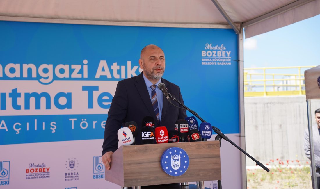 Orhangazi Belediye Başkanı Bekir Aydın, İznik Gölü Orhangazi sahilindeki arıtma