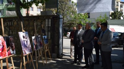 Bursa'nın Orhangazi ilçesinde bulunan İmam Hatip Ortaokulu’nda, Gazze'de yaşanan insanlık