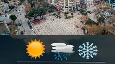 Orhangazi yeni haftaya hava sıcaklığı düşük ve serin başladı.Kurban bayramına