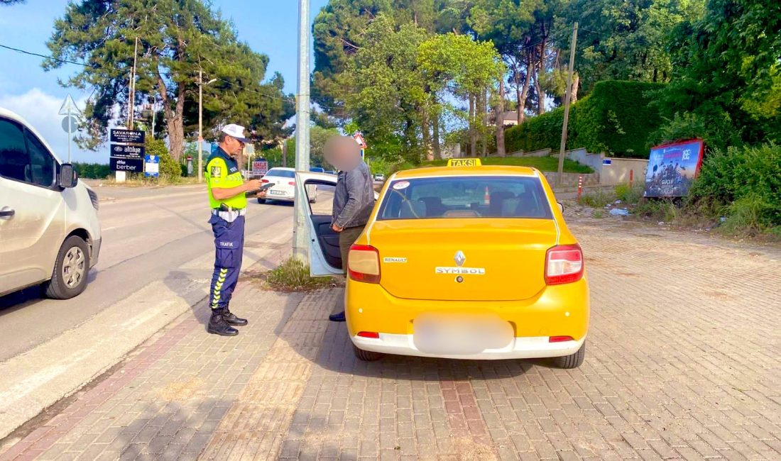 Bursa İl Jandarma Komutanlığı'na bağlı trafik timleri tarafından kendi sorumluluk