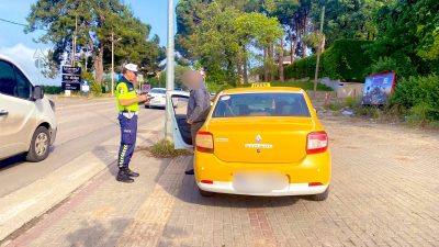 Bursa İl Jandarma Komutanlığı'na bağlı trafik timleri tarafından kendi sorumluluk