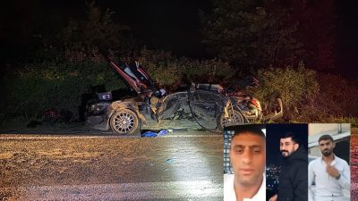 Bursa'nın Orhangazi ilçesinde gece saatlerinde meydana gelen trafik kazasında karşı