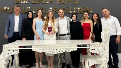 Orhangazi'nin tanınmış simalarından Murat Çetin'in oğlu ile Savaş Sakin'in kızı,