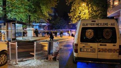 Bursa’nın Orhangazi ilçesinde meydana gelen olayda bir tekel büfe işletmesi,