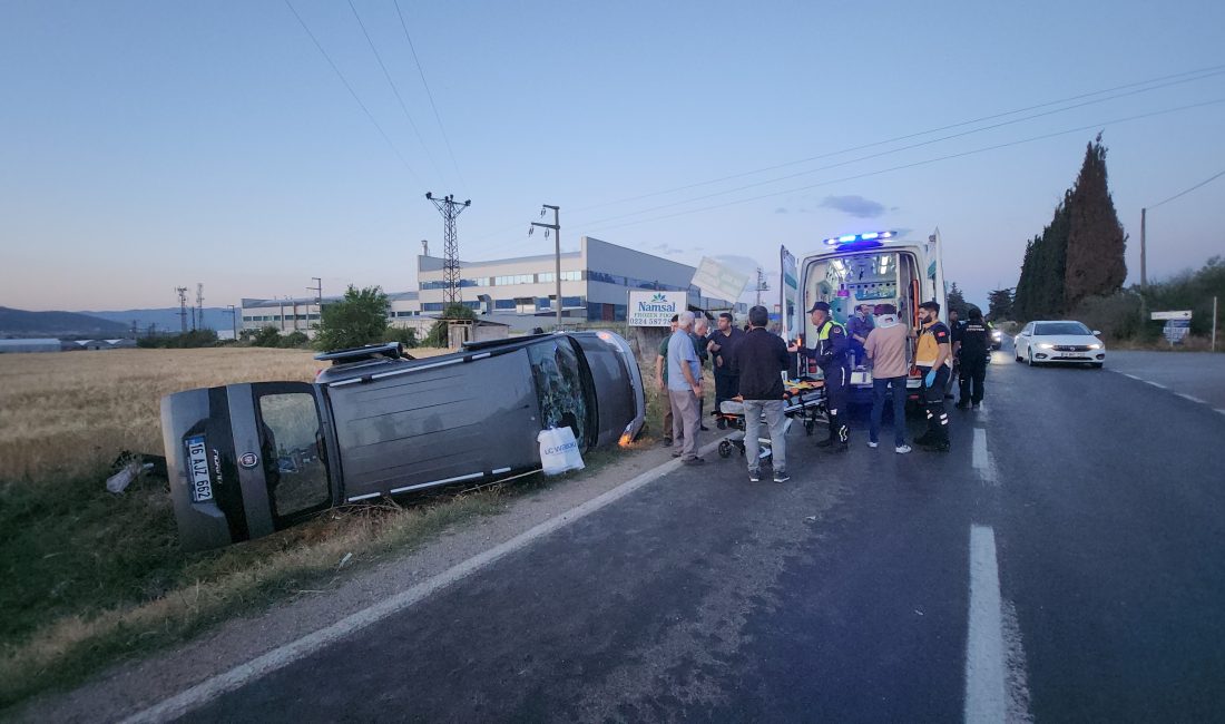 Bursa'da, Orhangazi -  İznik Güney yolu üzerinde meydana gelen