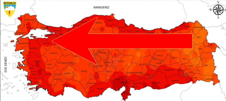 Bursa Valiliği sosyal medya hesabından Bayram günü aşırı sıcakların etkili