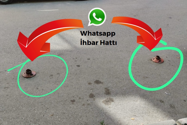 Bursa'nın Orhangazi ilçesinde meydana gelen olayda, araçların park etmesini engellemek