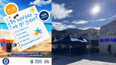 Bursa Büyükşehir Belediyesi bünyesinde işletilen BURFAŞ Kafe, 21-22 Haziran'da sınava