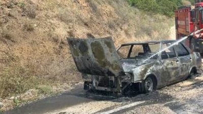 Bursa'da, İznik - Sakarya yolu üzerinde meydana gelen olayda seyir