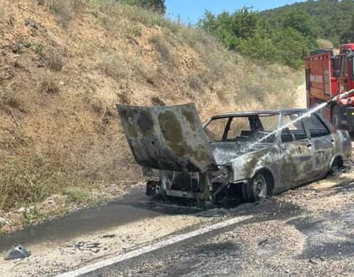 Bursa'da, İznik - Sakarya yolu üzerinde meydana gelen olayda seyir