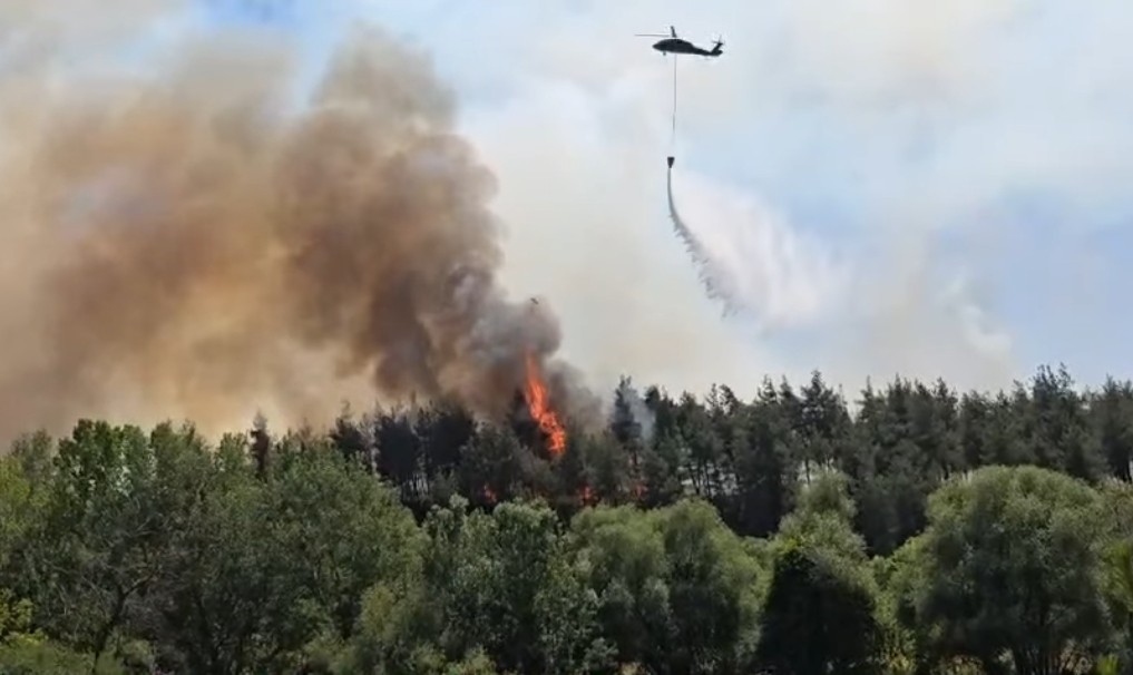 Bursa Valiliği, Orhaneli ilçesinde bugün çıkan orman yangını ile ilgili