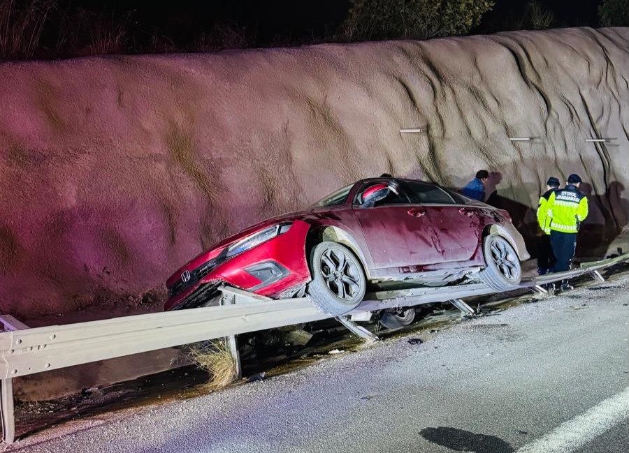 Dün gece saatlerinde Gebze - Orhangazi - İzmir otoyolu Orhangazi