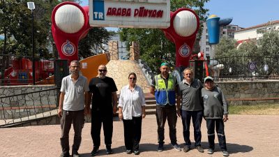 Bursa'nın Orhangazi ilçesinde Alis Park girişinde bulunan ve uzun zamandır