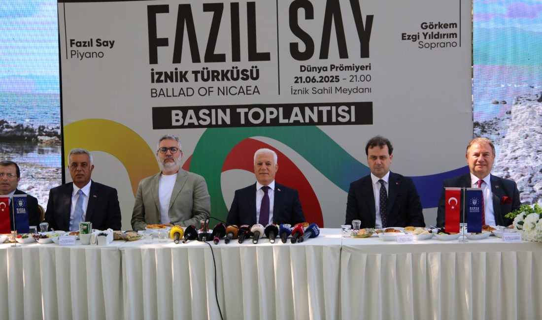 Bursa Büyükşehir Belediye Başkanı Mustafa Bozbey, dünyaca ünlü piyanist ve