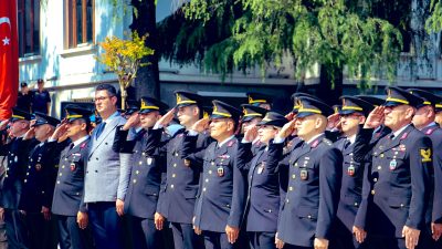 Jandarma Teşkilatının Kuruluşunun 186'ncı Yıl Dönümü Etkinlikleri kapsamında Bursa heykel