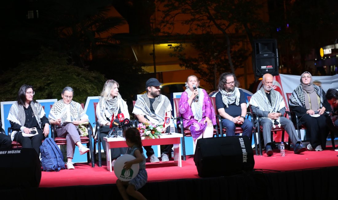 Bursa’nın Orhangazi ilçesinde Anadolu'dan Gazze'ye bir nefes platformu tarafından düzenlenen