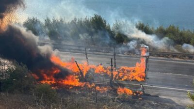 Bursa'nın İznik ilçesi ile Sakarya yolu üzerinde seyir halindeki bir
