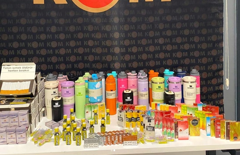 Yalova'da elektronik sigara, tütün mamulleri ve makaron kaçakçılığı yaptığı tespit