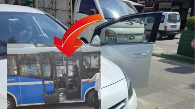 Bursa'nın Orhangazi ilçesinde meydana gelen olayda,  seyir halindeki şehir içi