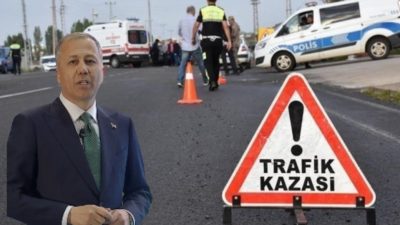 İçişleri Bakanı Ali Yerlikaya, Kurban Bayramının birinci gününde meydana gelen