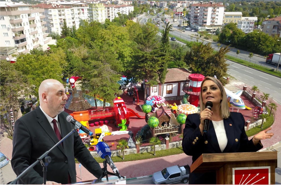 Orhangazi Belediye Başkanı Bekir Aydın, CHP Orhangazi İlçe Başkanı Berna