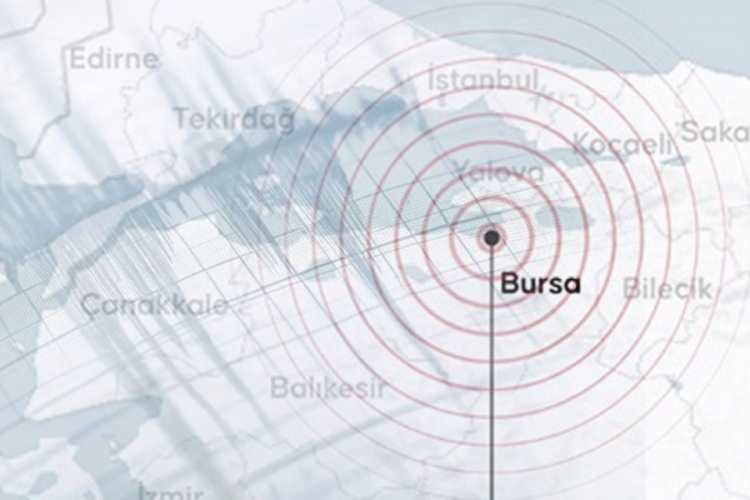 Kandilli Rasathanesi, Bursa Gemlik merkezli 4.4'lük depremin raporunu yayınladı. Sarsıntının