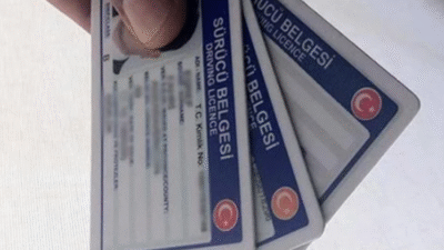 Eski tip sürücü belgesi kullanan 3 milyon 211 bin 157