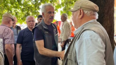 Ulaştırma ve Altyapı Bakanı Abdulkadir Uraloğlu, Kestel ile Gürsu arasında