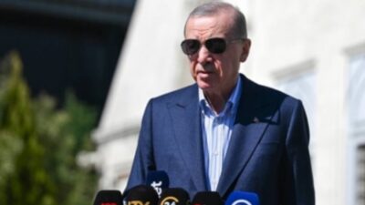 Cumhurbaşkanı Recep Tayyip Erdoğan, dört bir yanda devam eden orman