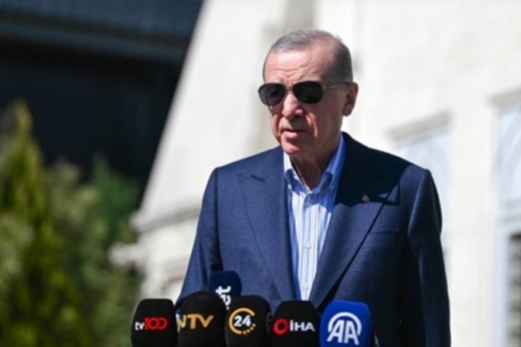 Cumhurbaşkanı Recep Tayyip Erdoğan, dört bir yanda devam eden orman