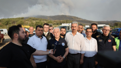 Bursa Büyükşehir Belediye Başkanı Mustafa Bozbey, Harmancık ilçesinde 4 ayrı