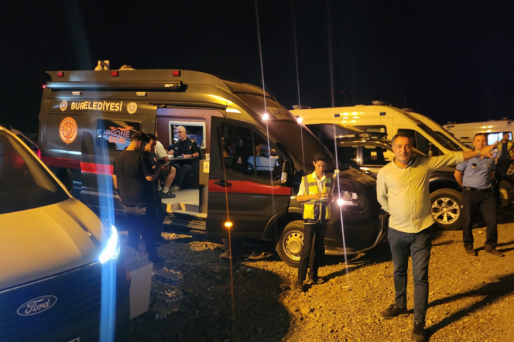 Bursa'nın Orhaneli ile Harmancık ilçeleri arasında bulunan ormanlık alanda çıkan