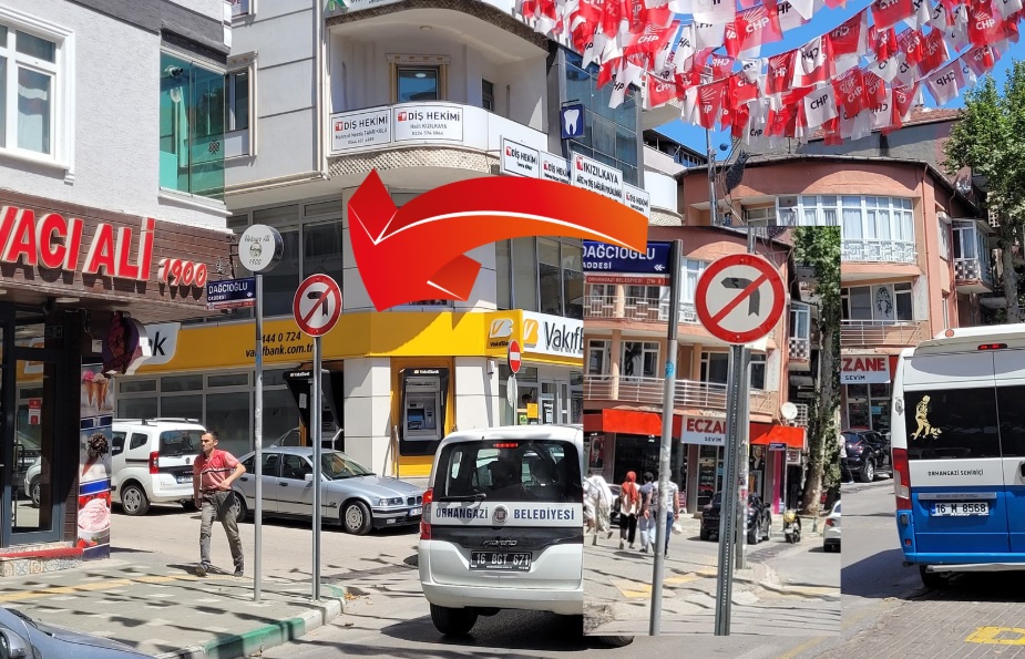 Bursa’nın Orhangazi ilçesinde, kentin en işlek caddesi üzerinde bulunan bir