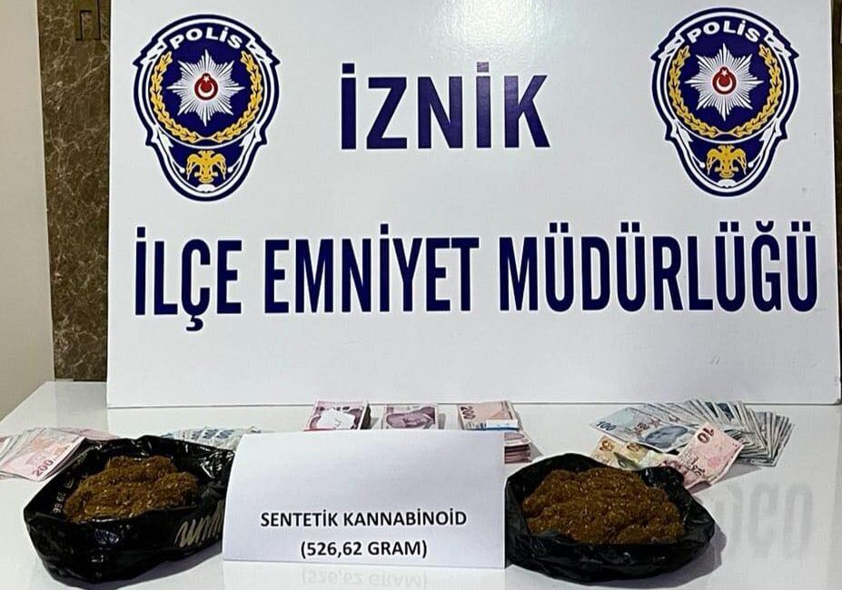 Bursa'nın İznik ilçesinde, ilçe emniyet müdürlüğü tarafından zehir tacirlerine yönelik