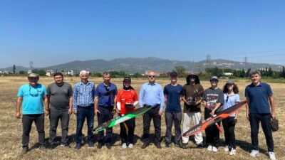 Bursa'nın Orhangazi ilçesinde F3K Rc Planör Dünya Şampiyonasına hazırlanan ve