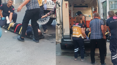 Bursa'nın Orhangazi ilçesinde meydana gelen trafik kazasında, kullandığı motosiklet ile