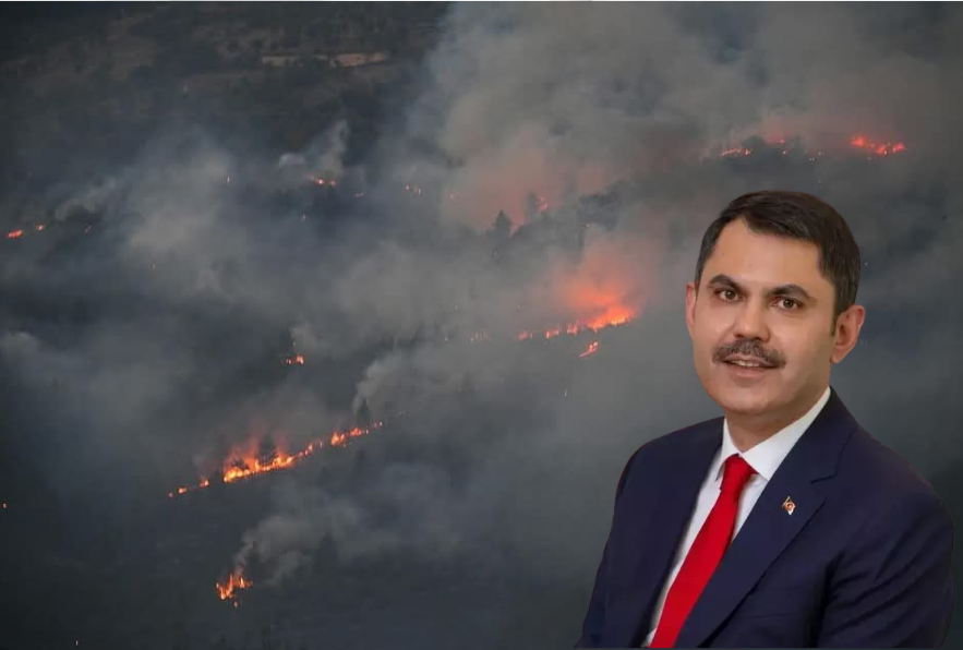 Çevre, Şehircilik ve İklim Değişikliği Bakanı Murat Kurum, orman yangınlarından